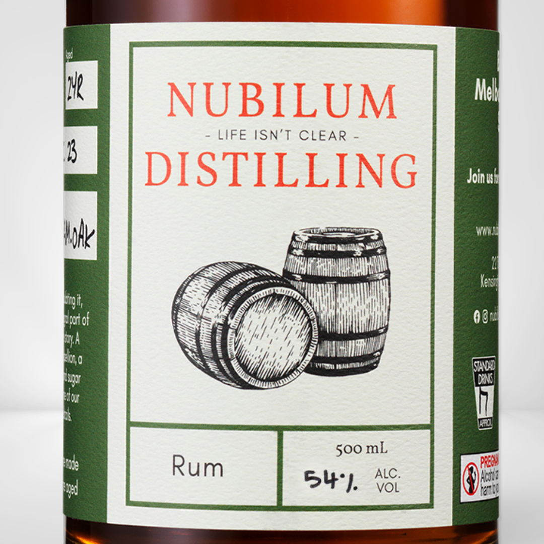 Nubilum distilling Rum Cask Strength