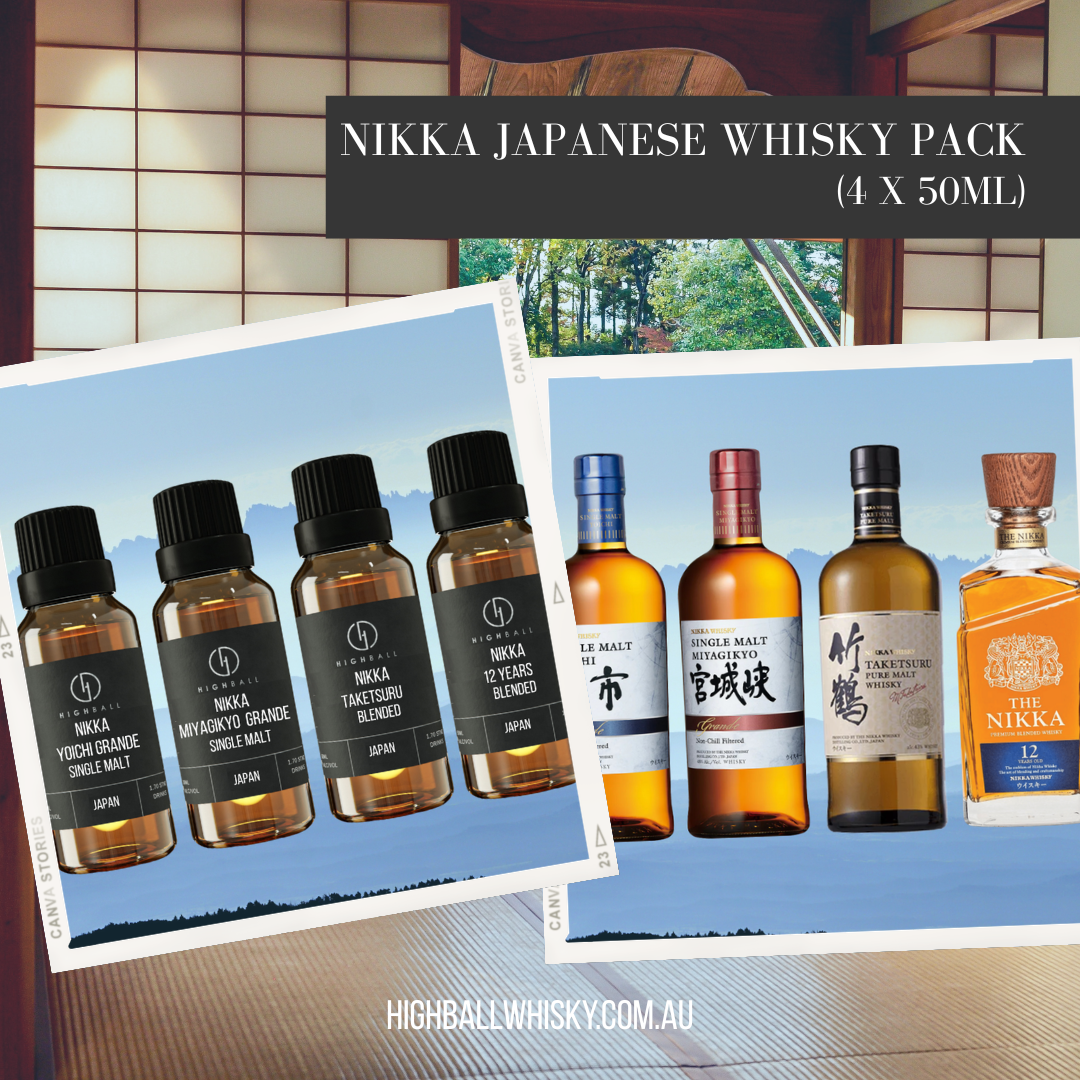 4本セットNIKKA, Ichiro's, Toki, Ballantine's Nikka Pack Japansese(4 x 50ml) – Highball