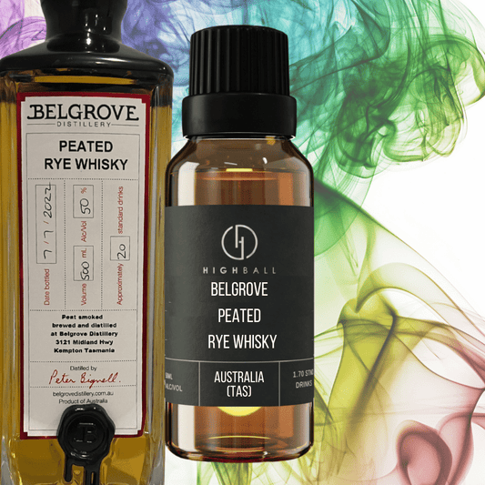 Belgrove Peated Rye Whisky