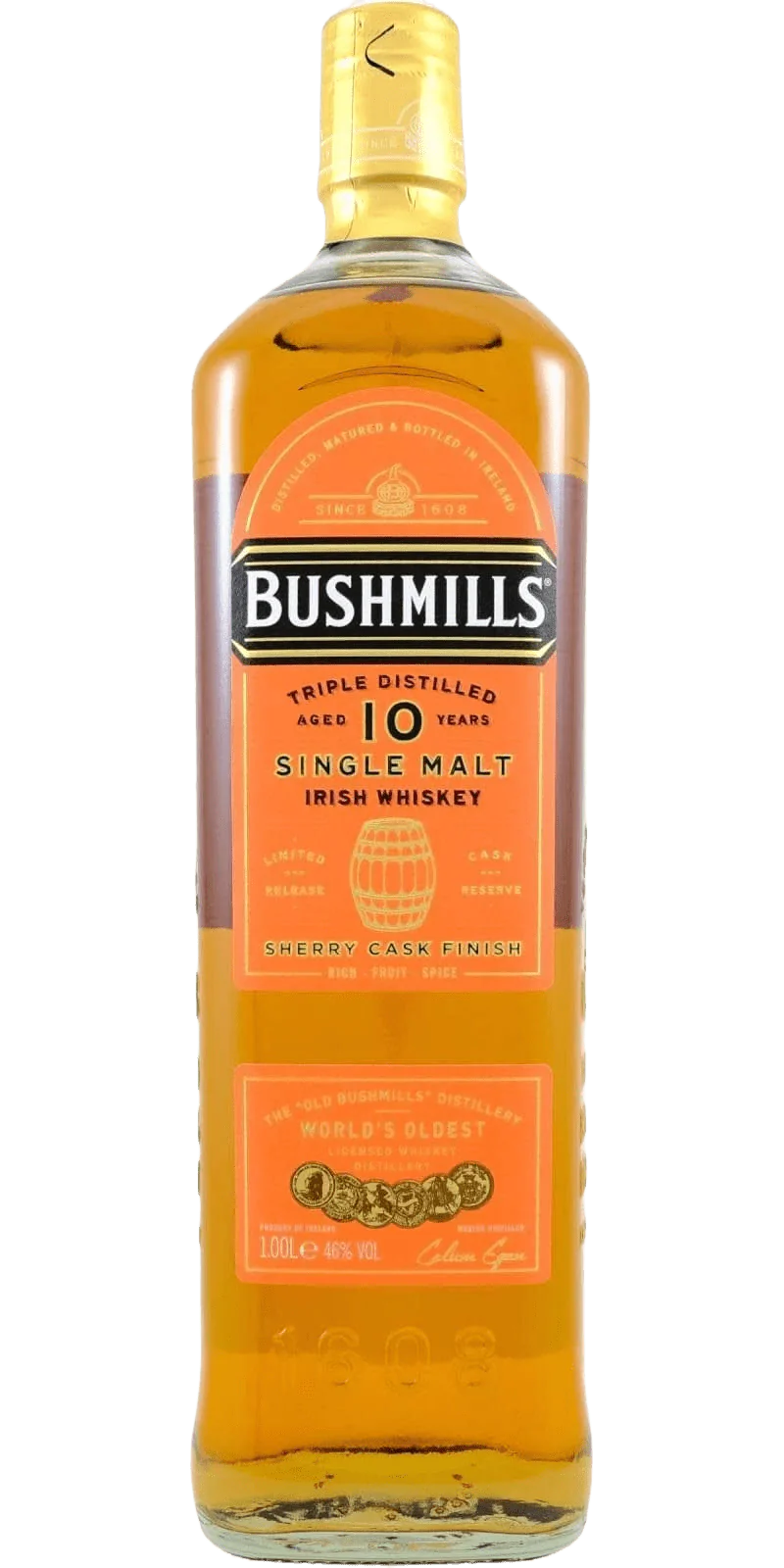 Bushmills 10 Year Old Sherry Cask Finish