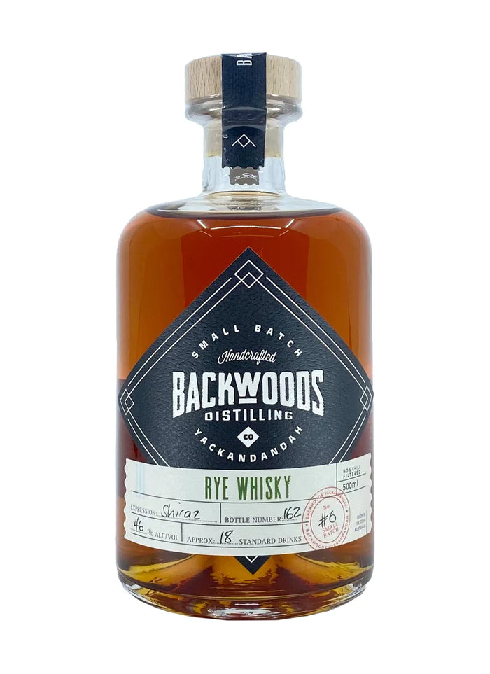 Backwoods Shiraz Cask Rye Whisky